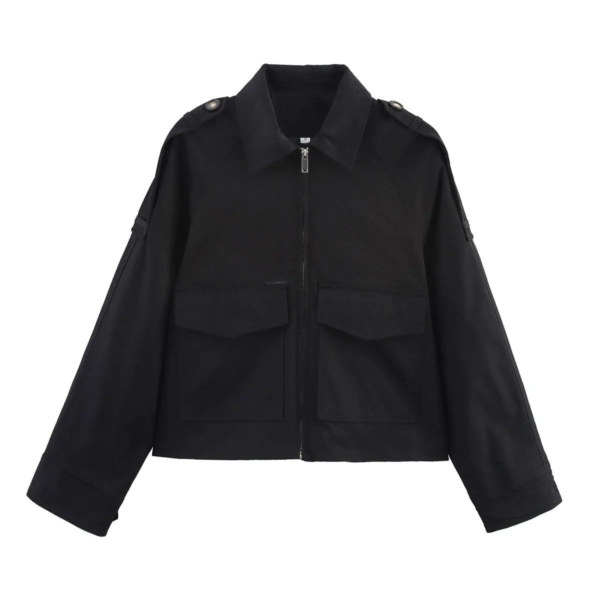Women's Minimalist Three-Color Trench Coat