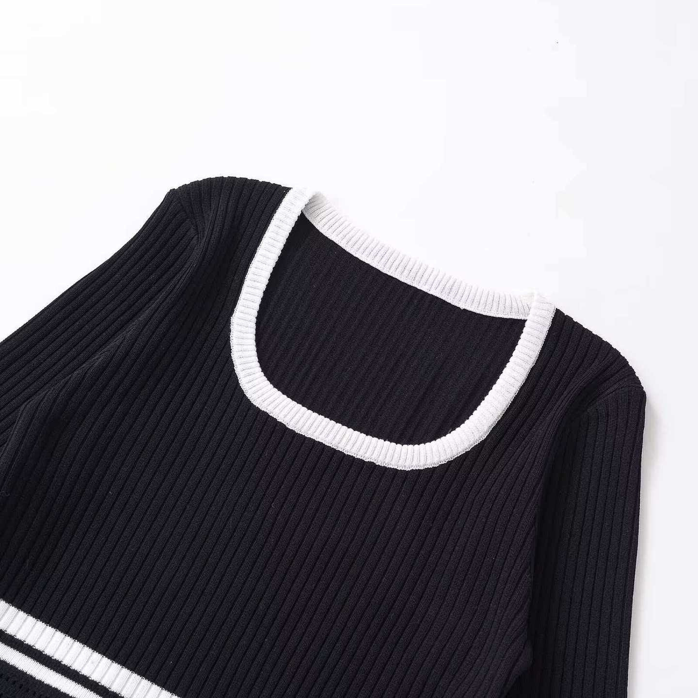 Women's Color-Block Layered Knit Sweater