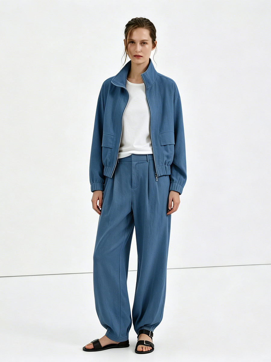 Women's Casual Two-Piece Sweater and Pants Set