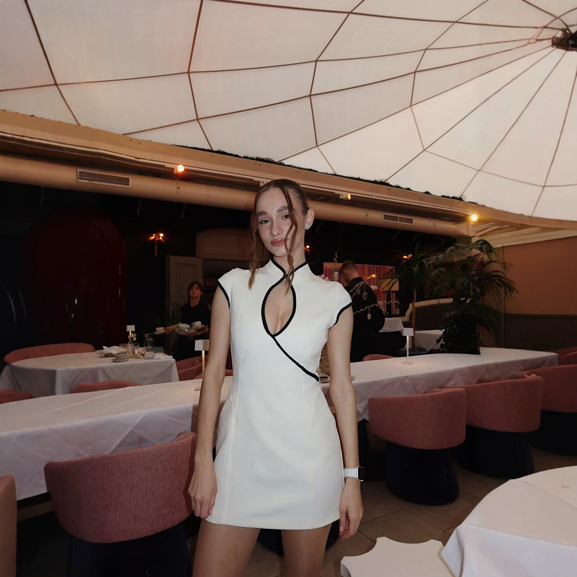 New Chinese Style Short Cheongsam Dress