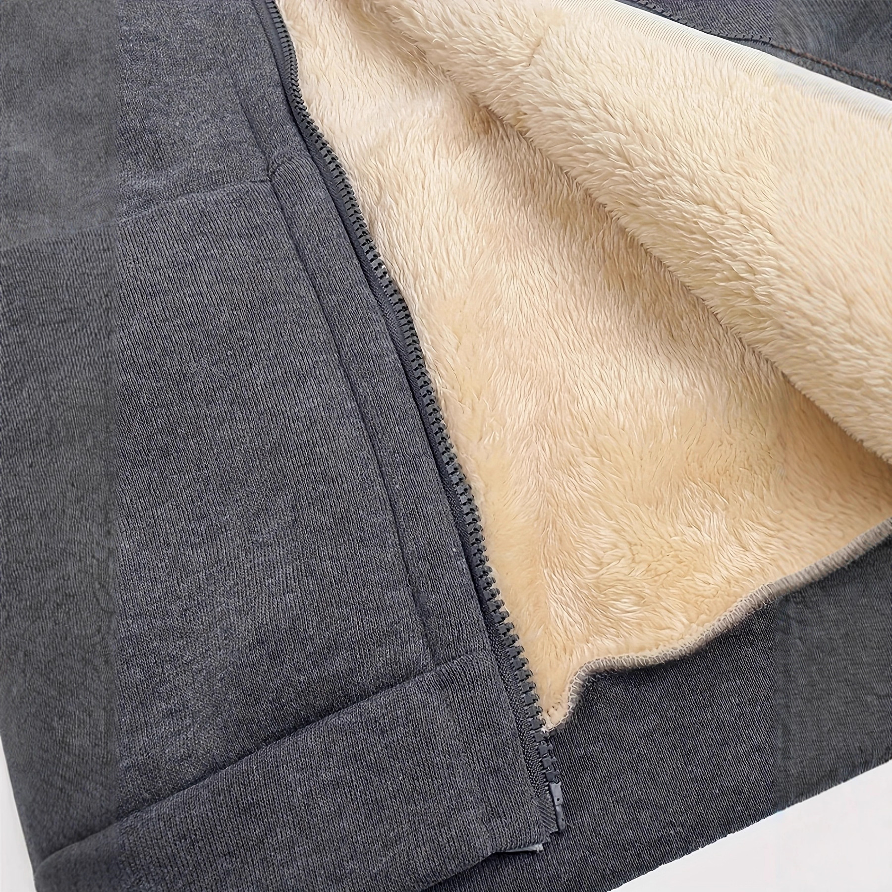 Women's Color-Block Fleece Hooded Zip-Up Sweatshirt Jacket