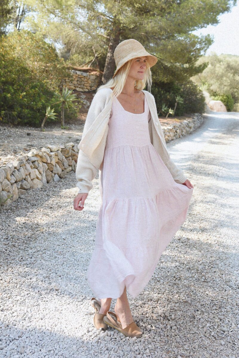 Women's Solid V-Neck Loose Knit Cardigan Sweater