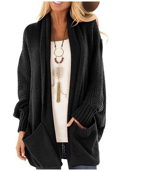 Batwing Sleeve Knit Cardigan Sweater