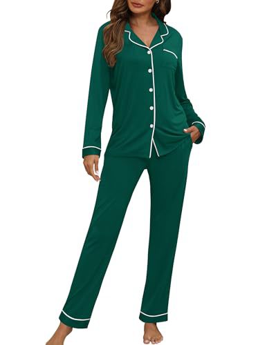 Women's Cuban Collar Polka Dot Print Long Sleeve Shirt Set