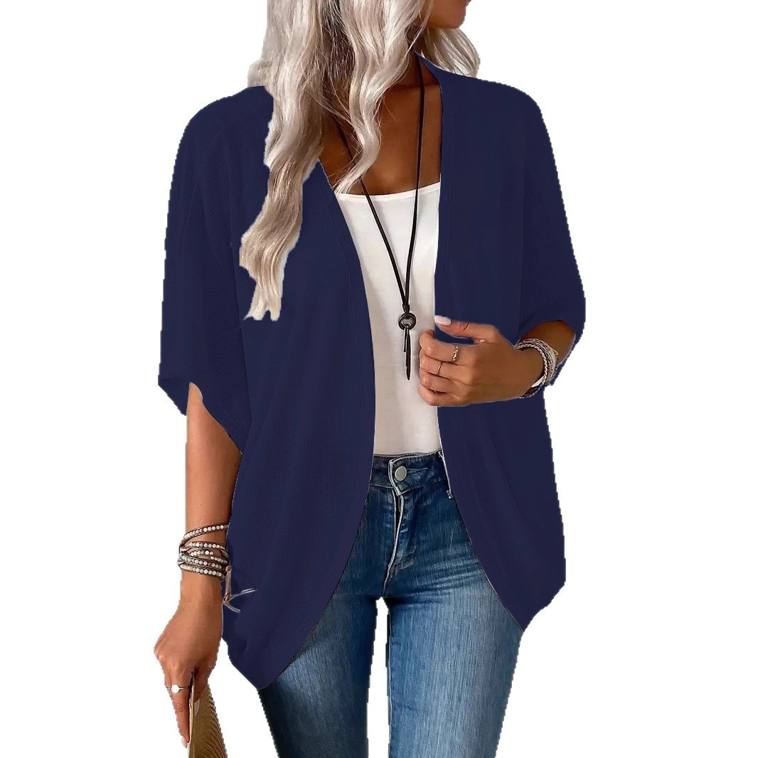 Women's Plus Size Knit Cardigan Long Sleeve Casual