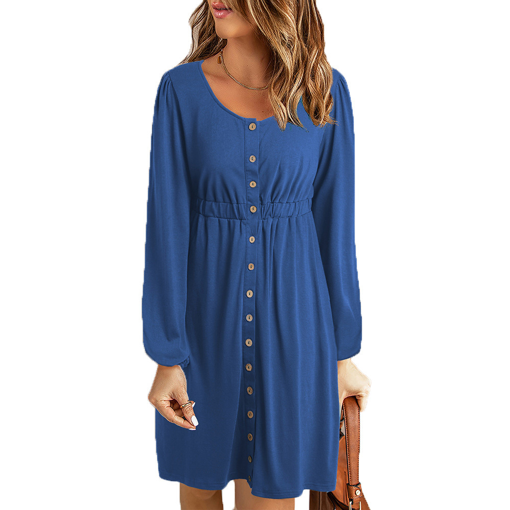 Women's Off-Shoulder Long-Sleeve Mini Dress with Waist Cinch