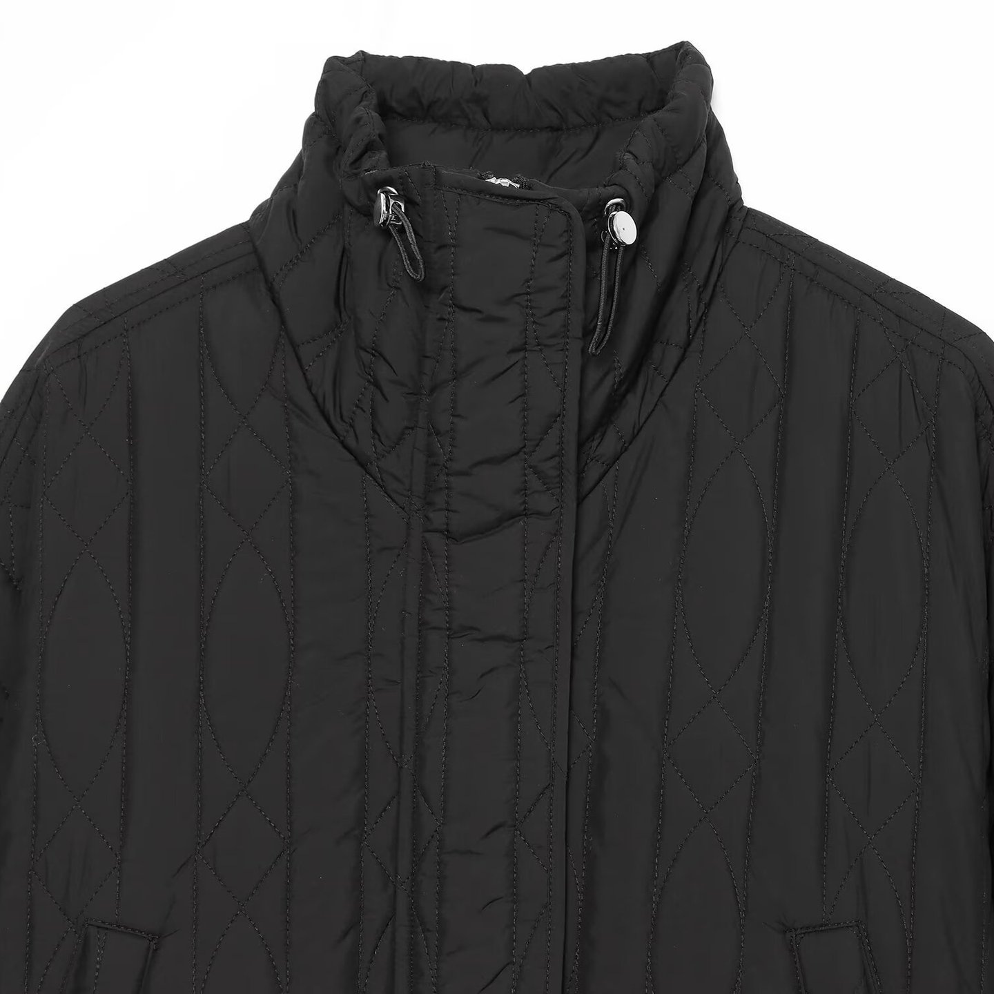 Women's Waist-Cinched Stand-Collar Padded Jacket