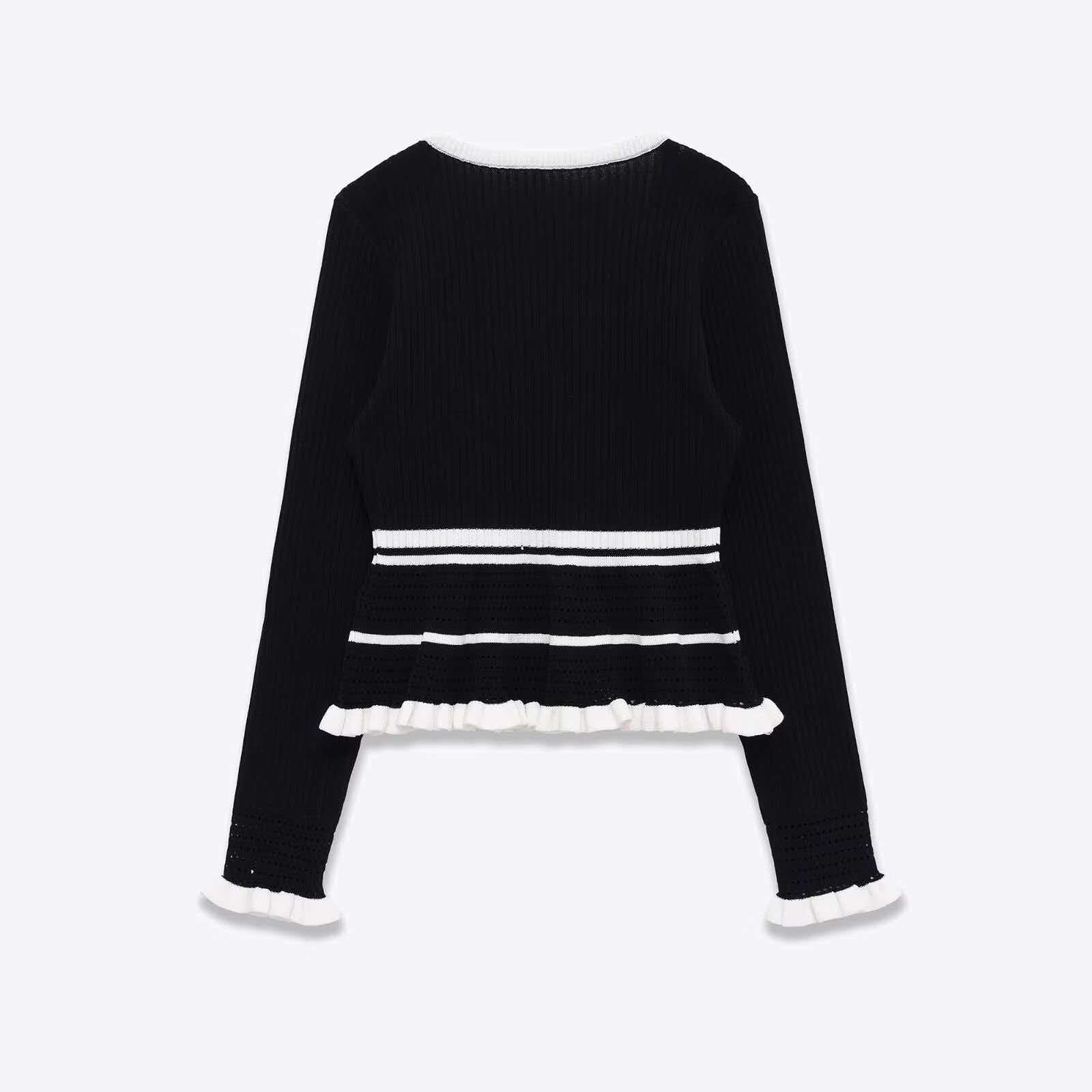 Women's Color-Block Layered Knit Sweater