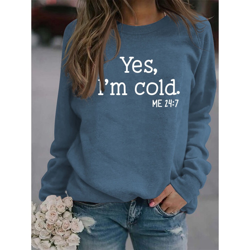 Women's Crewneck Pullover Long Sleeve Sweatshirt