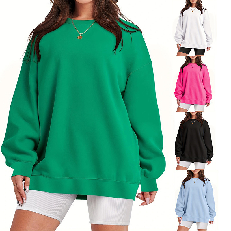 Women's Oversized Loose Crewneck Pullover Sweatshirt Long Sleeve