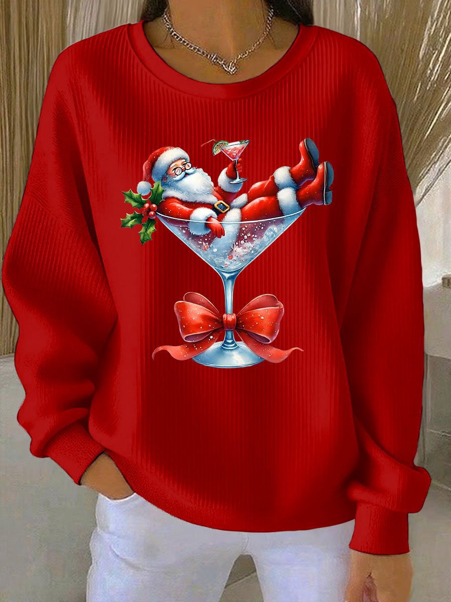 Christmas Pullover Women's Sweatshirt Oversized Crewneck