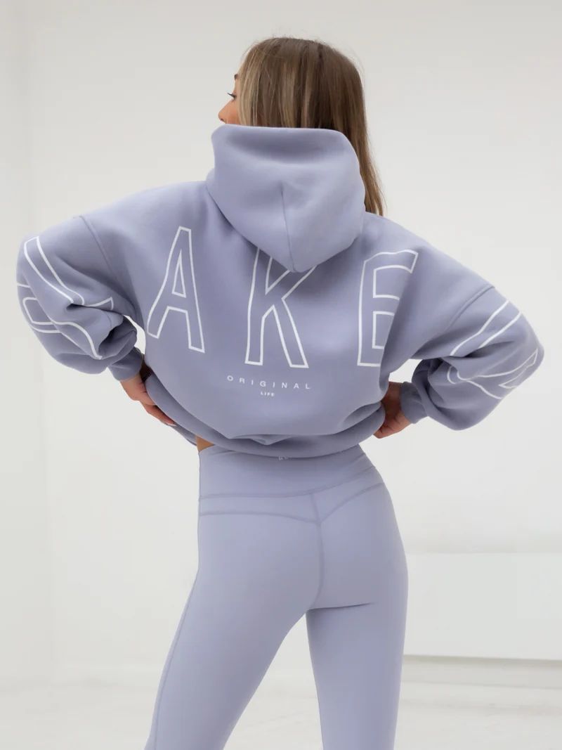 Women's Letter Print Hooded Sweatshirt