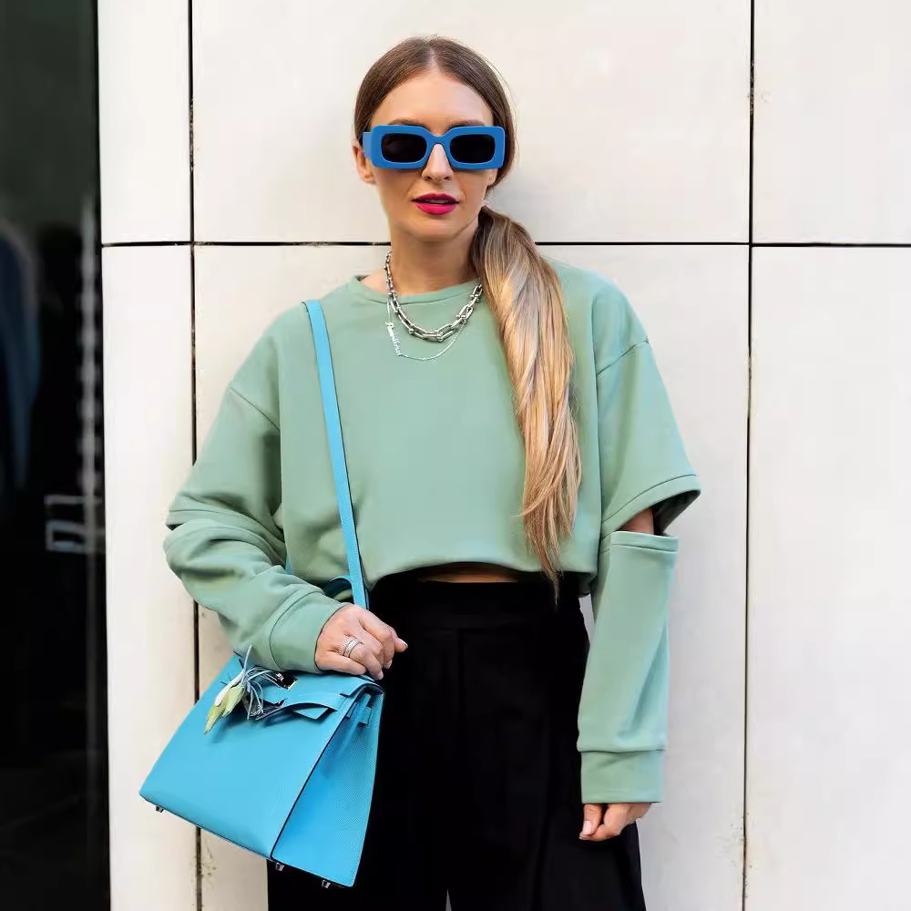 Women's Loose Crewneck Graphic Print Sweatshirt