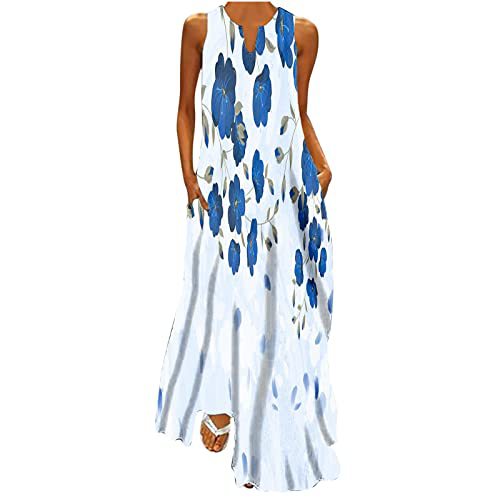 Women's Floral Butterfly Print Pleated Midi Dress
