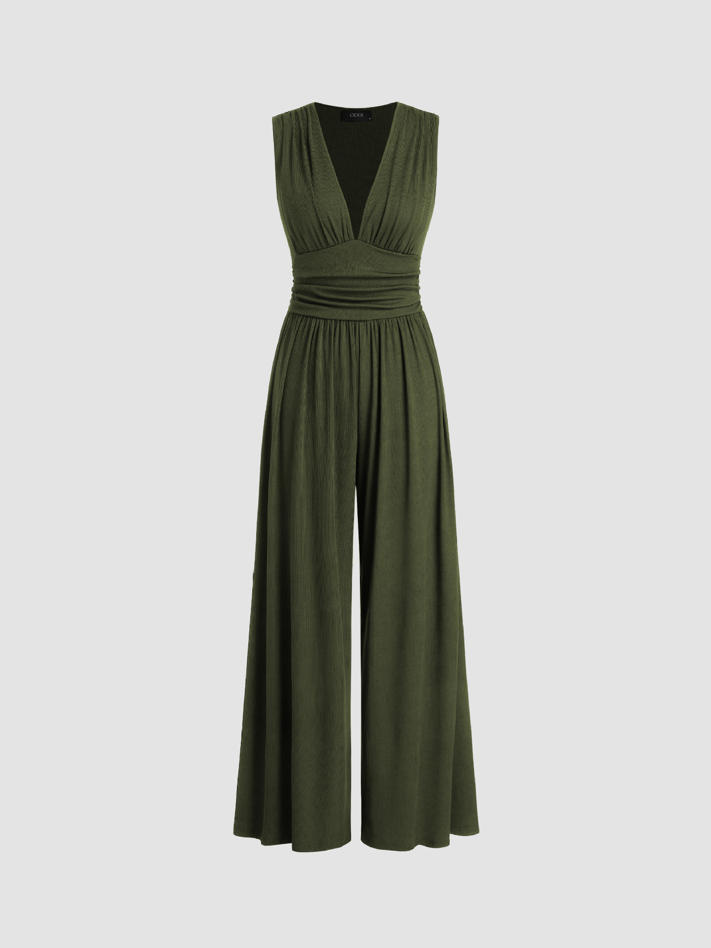 Sleeveless Wide-Leg Jumpsuit for Women, Loose Fit