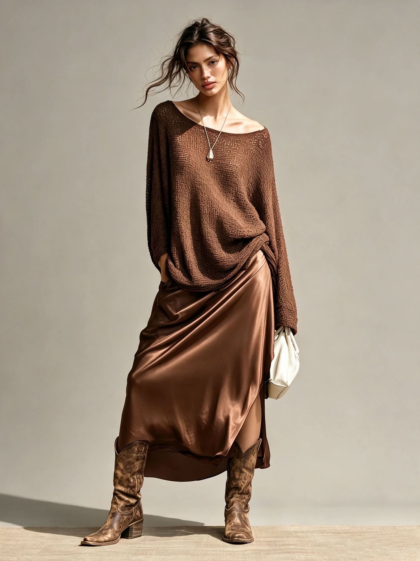 Women's Bohemian Off-Shoulder Top with Batwing Sleeves