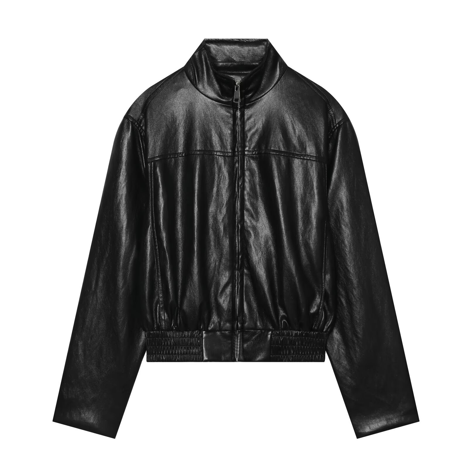 Women's Zip-Up Stand Collar Jacket