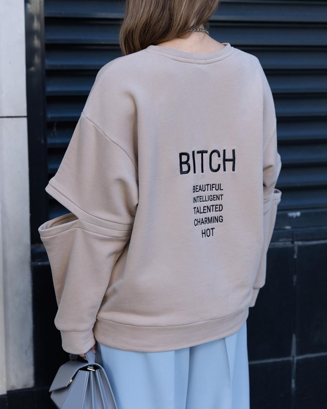 Women's Loose Crewneck Graphic Print Sweatshirt