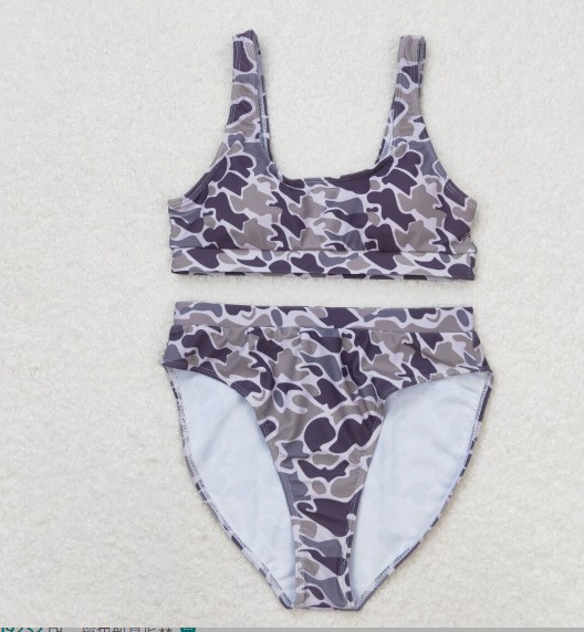 Digital Print Cami Crop Top and Shorts Set