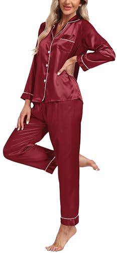 Women's Cuban Collar Long Sleeve Lounge Set