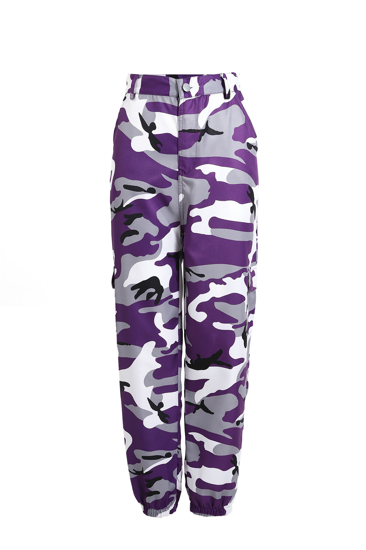 Camouflage Cargo Denim Harem Pants