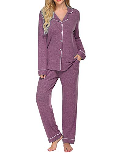 Women's Cuban Collar Star Floral Print Long Sleeve Shirt Set