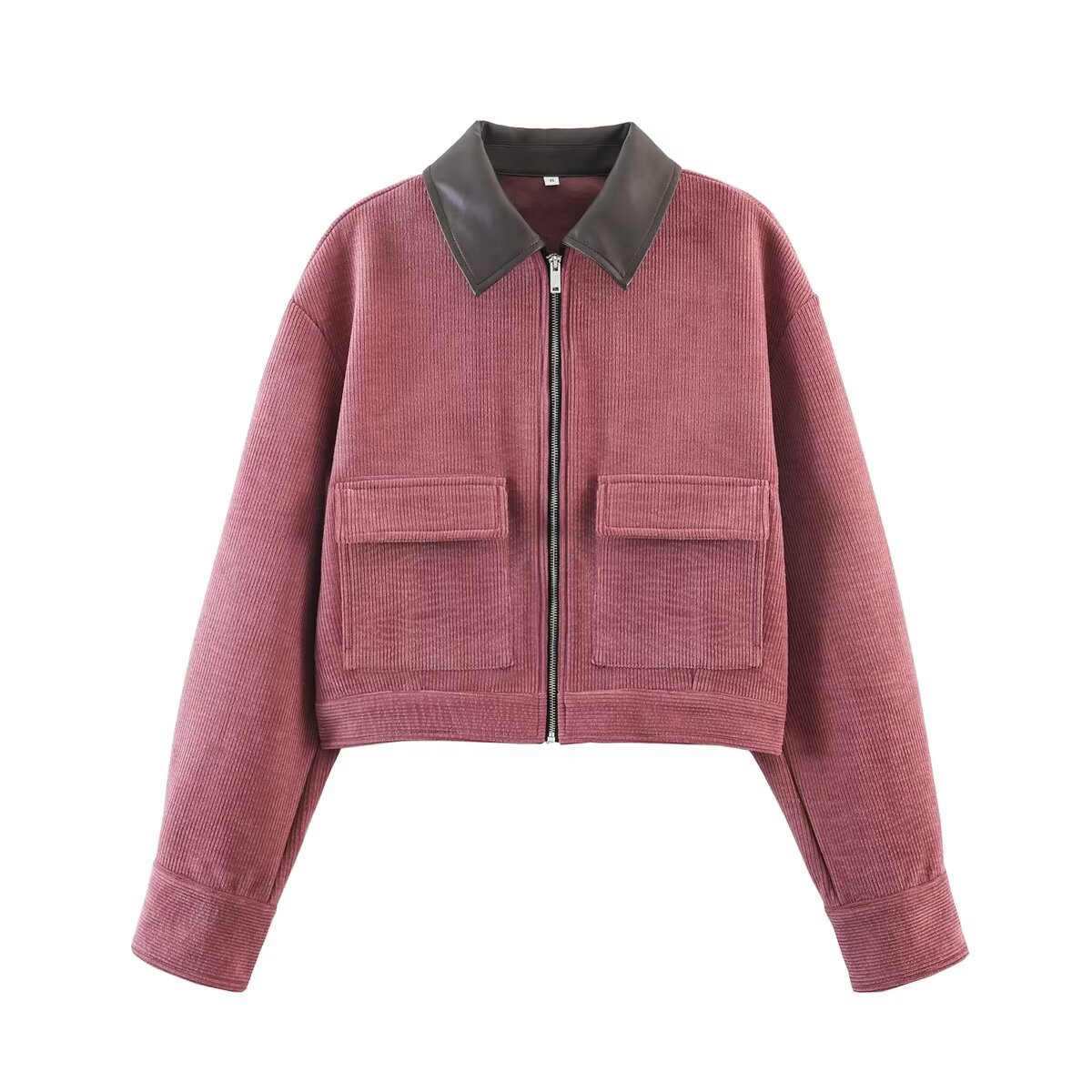 Women's American Retro Zip-Up Loose Jacket
