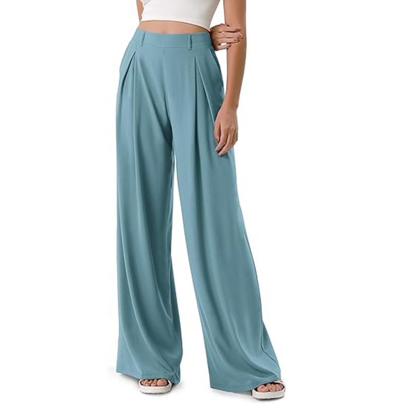 High-Waisted Wide-Leg Flared Lounge Pants for Women