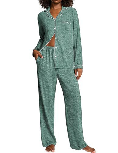 Women's Cuban Collar Printed Long Sleeve Shirt Set Casual Minimalist