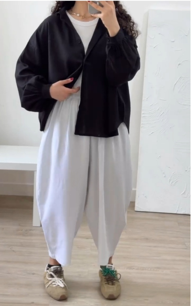 Women's Lazy Style Cardigan and Solid Pants Two-Piece Set