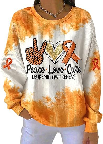 Women's Heart Ribbon Letter Colorful Print Casual Sweatshirt