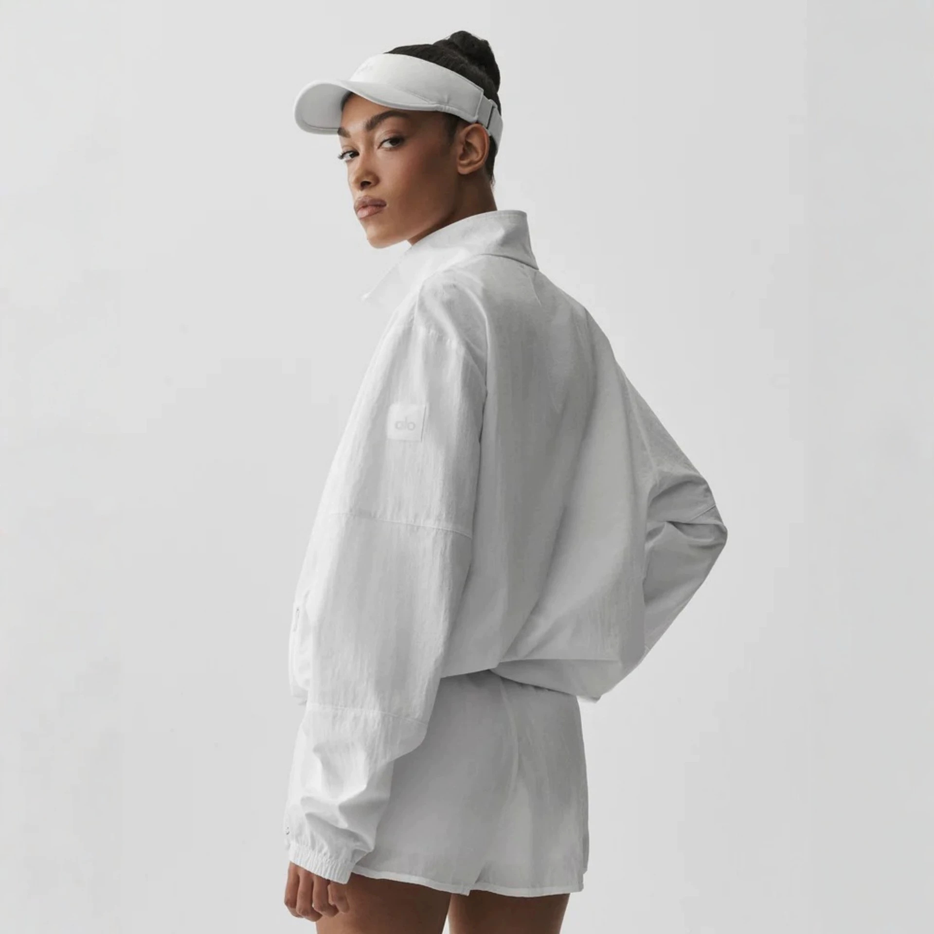 Women's Stand Collar Half-Zip Lightweight Breathable Athletic Pullover