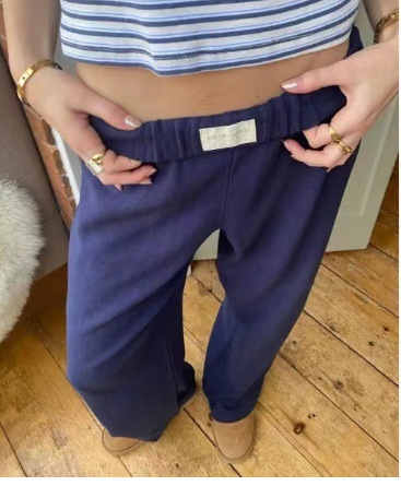 Women's Striped Wide-Leg High-Waist Casual Pants
