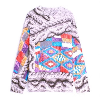 Women's Oversized Solid Knit Pullover Sweater