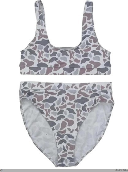 Digital Print Cami Crop Top and Shorts Set