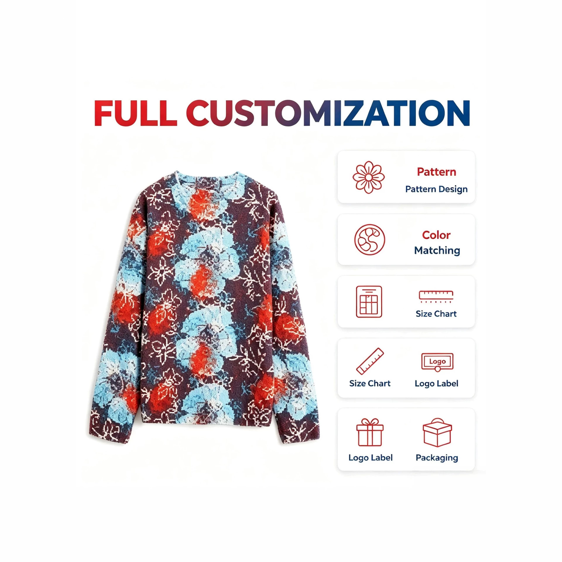 3D Print Christmas Sweater Women's Crewneck Long Sleeve Knit Pullover