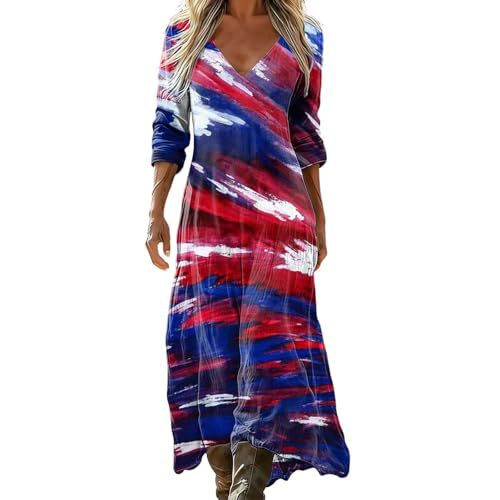 Women's Striped Floral Print Ruched Midi Dress