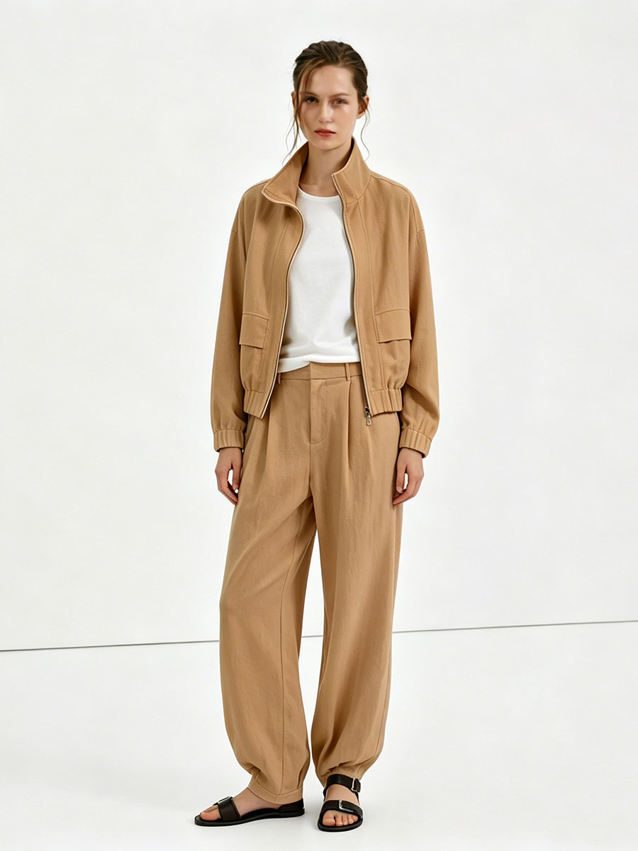 Women's Casual Two-Piece Sweater and Pants Set