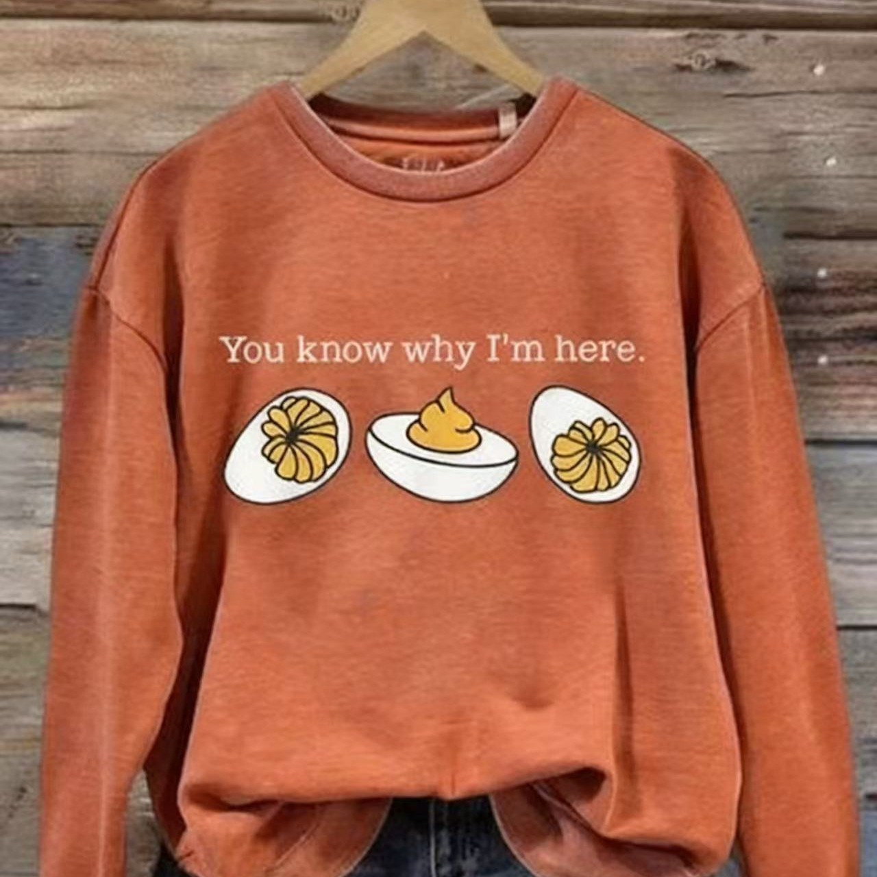 Women's Animal Print Crewneck Sweatshirt