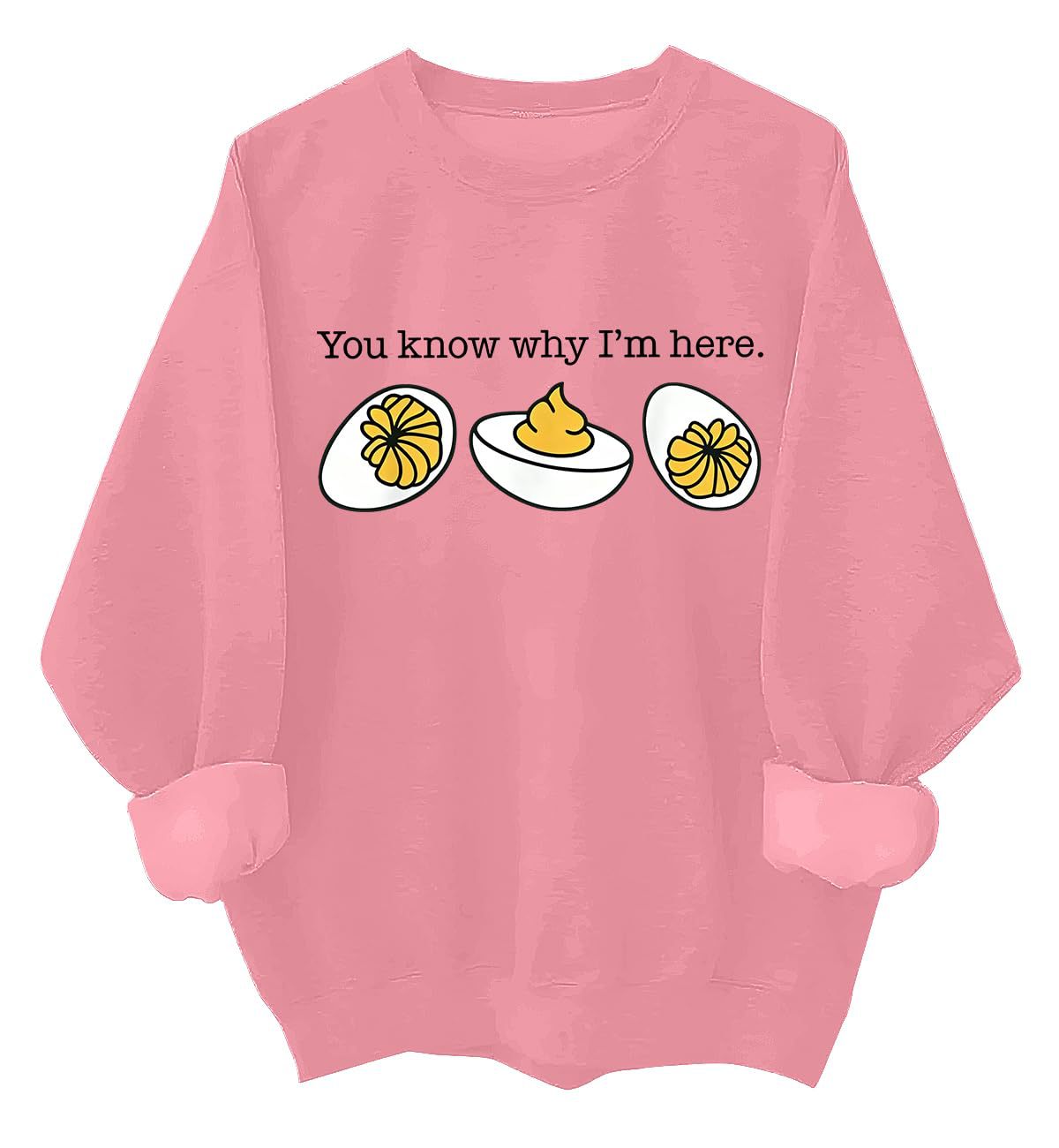 Women's Letter Print Crewneck Sweatshirt