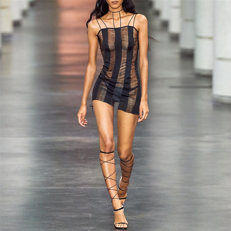 Women's Sleeveless Cutout Backless Sexy Slim Jumpsuit