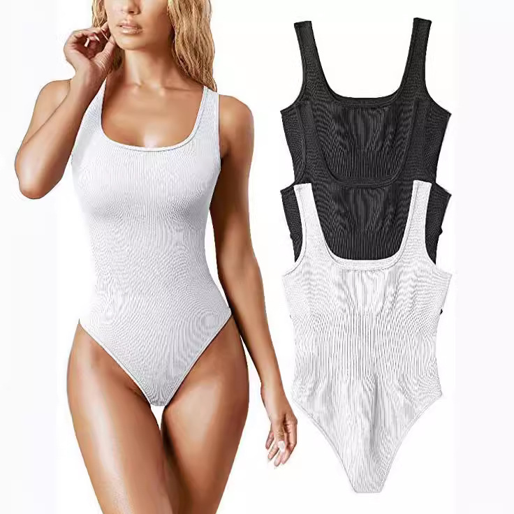 Women's U-Neck Sleeveless Bodysuit