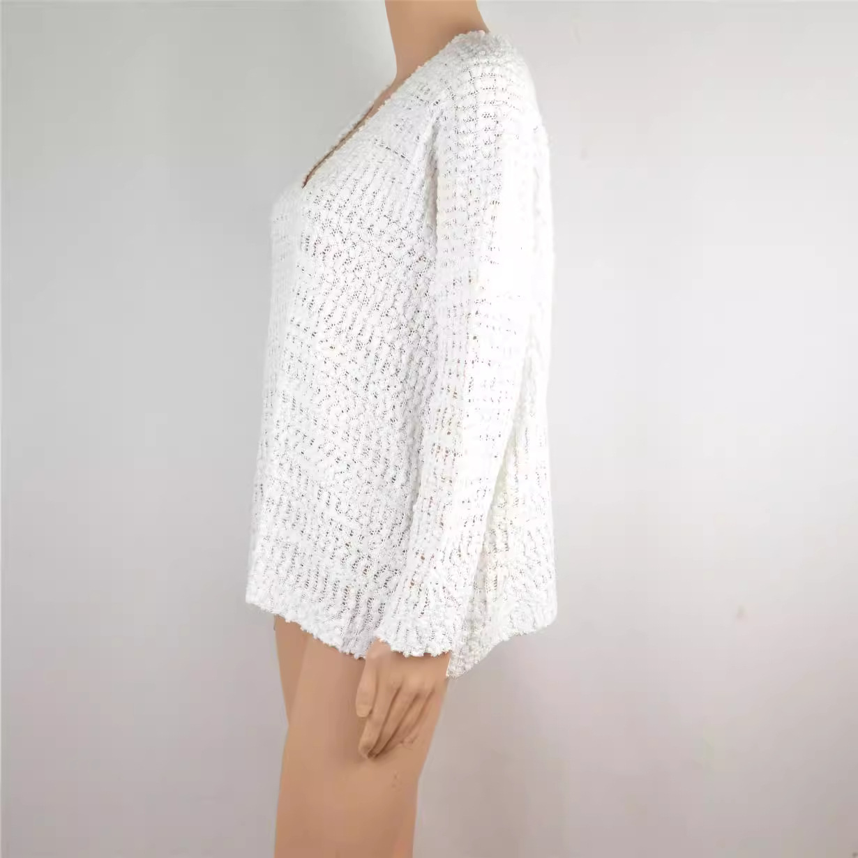 Women's Hooded Pullover Knit Sweater