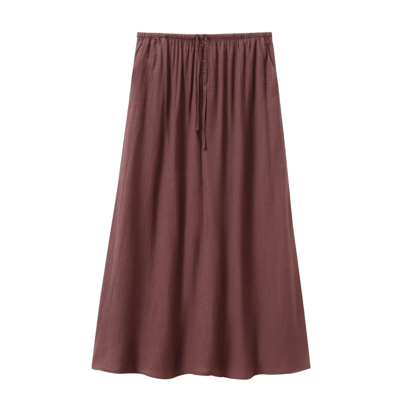Women's Bow Textured Vest and Skirt Set Sleeveless Cotton Linen