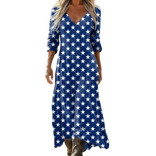 Women's Striped Floral Print Ruched Midi Dress