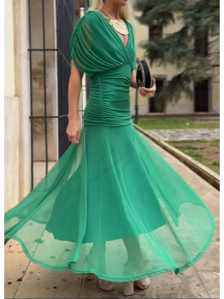 Chiffon Floral Print Off-Shoulder Tube Dress