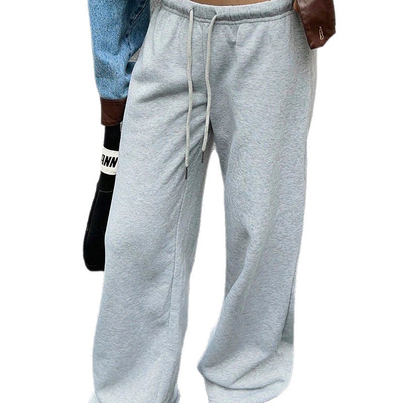 Women's Vintage Low-Rise Relaxed Sweatpants with Drape