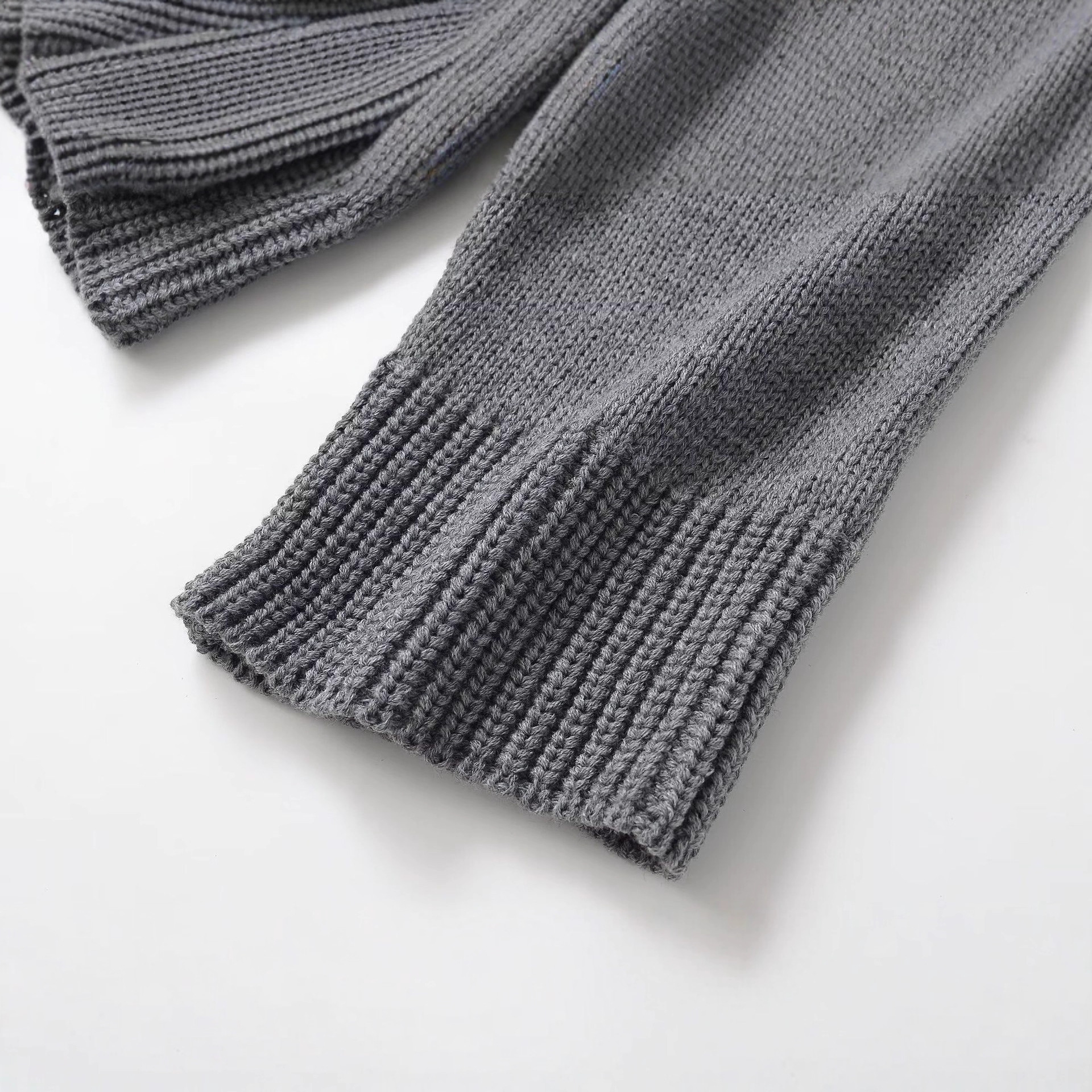 Women's Casual Loose Stand Collar Knit Sweater