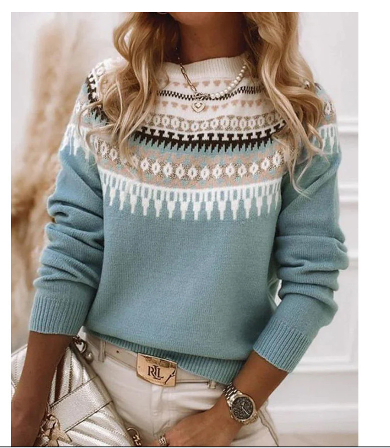 Women's Mystic Ancient Tribal Print Crewneck Sweatshirt
