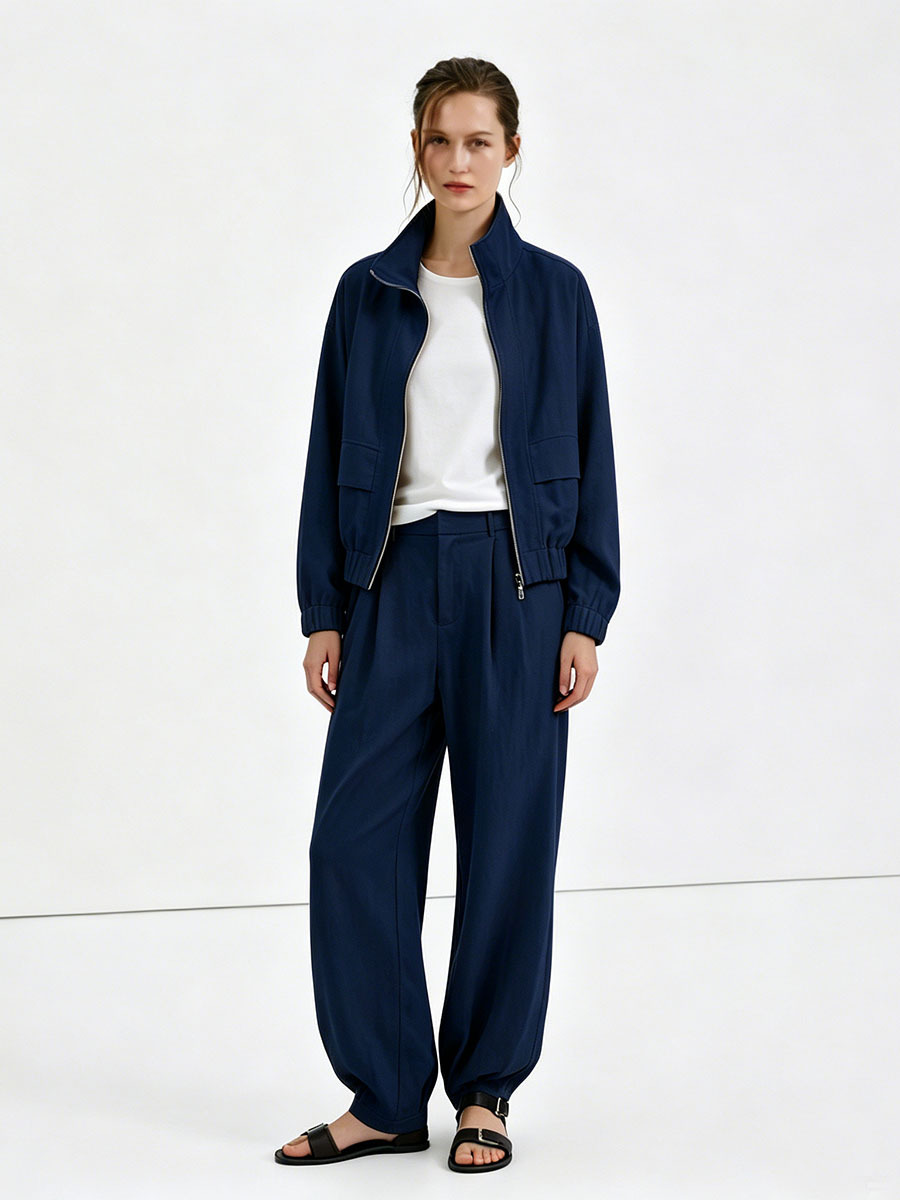Women's Casual Two-Piece Sweater and Pants Set
